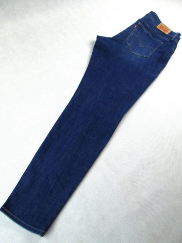 LEVIS 310 SHAPING SUPER SKINNY NŐI (L - 16W) KÉK SZTRECCSES KOPTATOTT FARMER