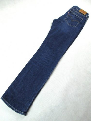 LEVIS 714 STRAIGHT NŐI (S - W26 / L30) KÉK FARMERNADRÁG