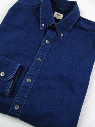 LEVIS ELEGÁNS HOSSZÚ UJJÚ SÖTÉTKÉK FÉRFI (S) FARMERING